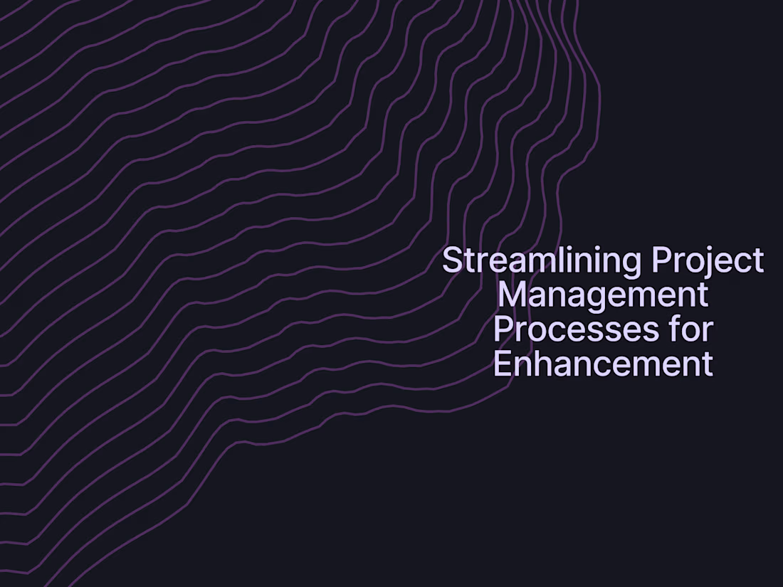 Cover image for  Streamlining Project Management Processes for Enhancement