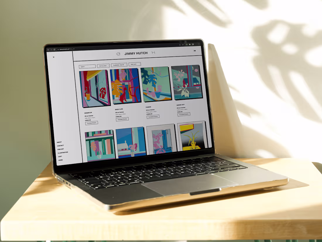 Cover image for Custom React Site for Jimmy Hutch