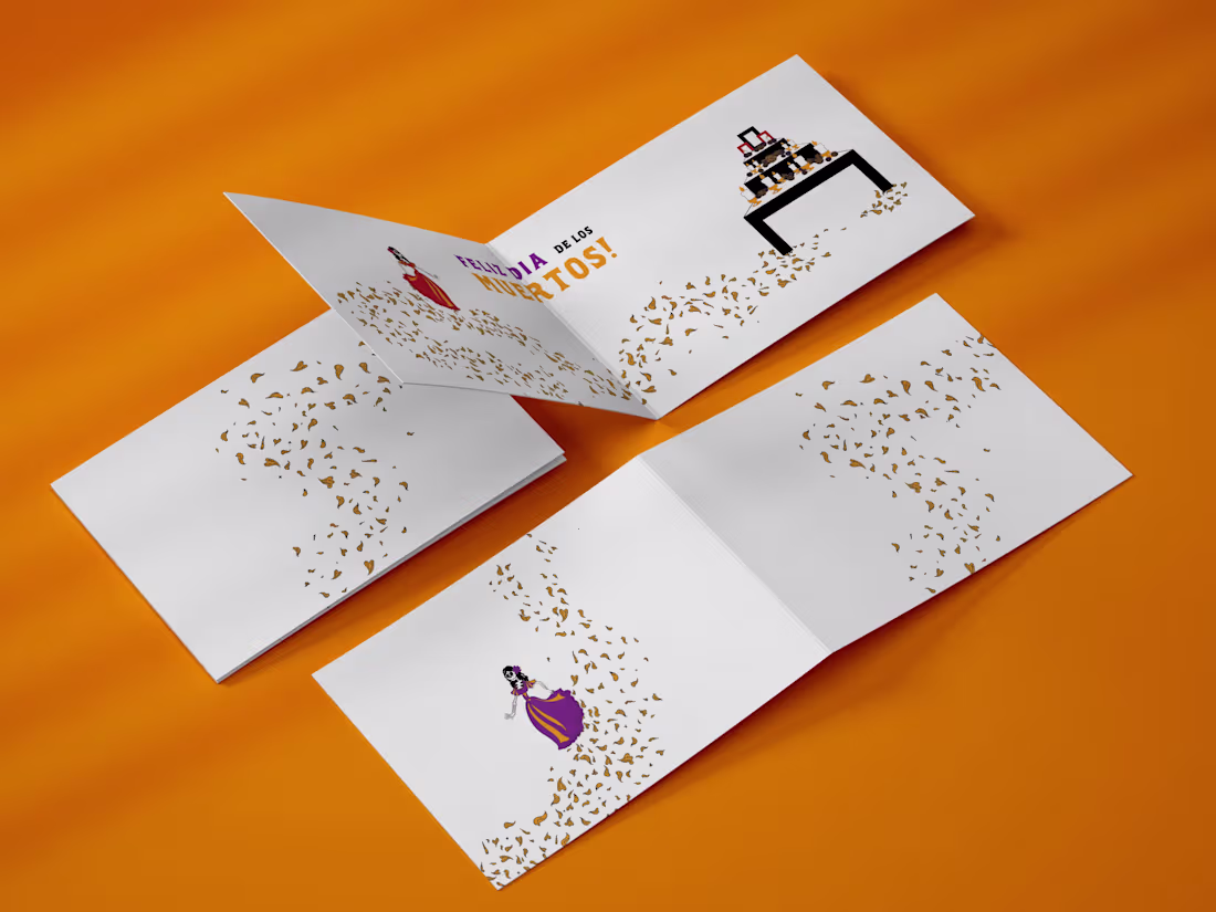 Cover image for Día de Los Muertos | Holiday Card Design 