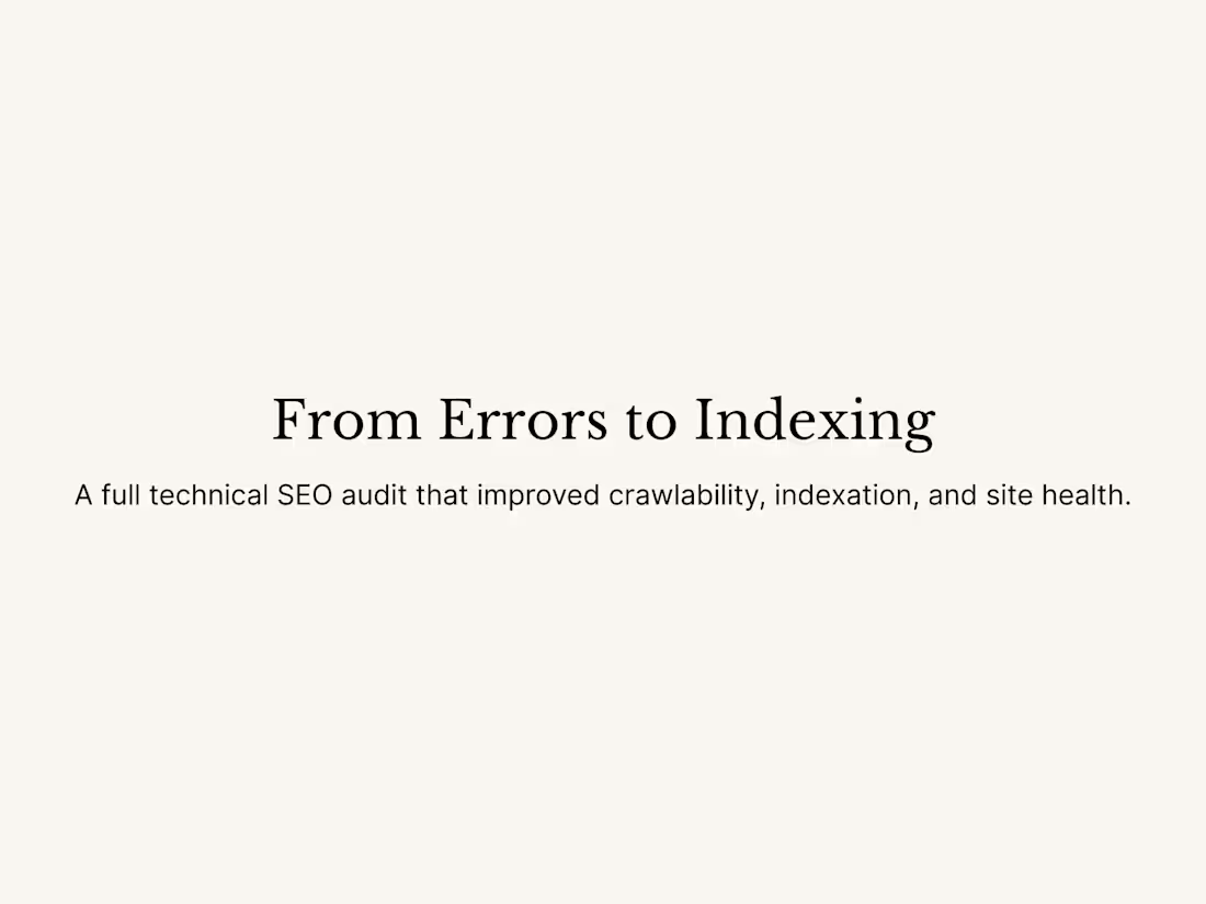 Cover image for Technical SEO Audit