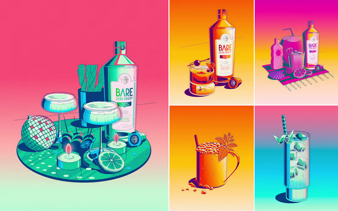 Cover image for Brand Design for BARE Zero Proof