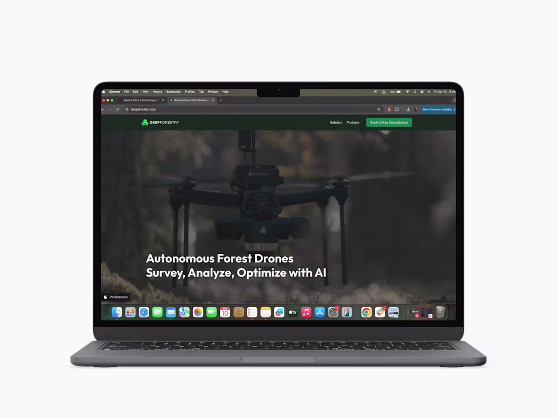 Cover image for Deep Forestry  Autonomous Forest Drones