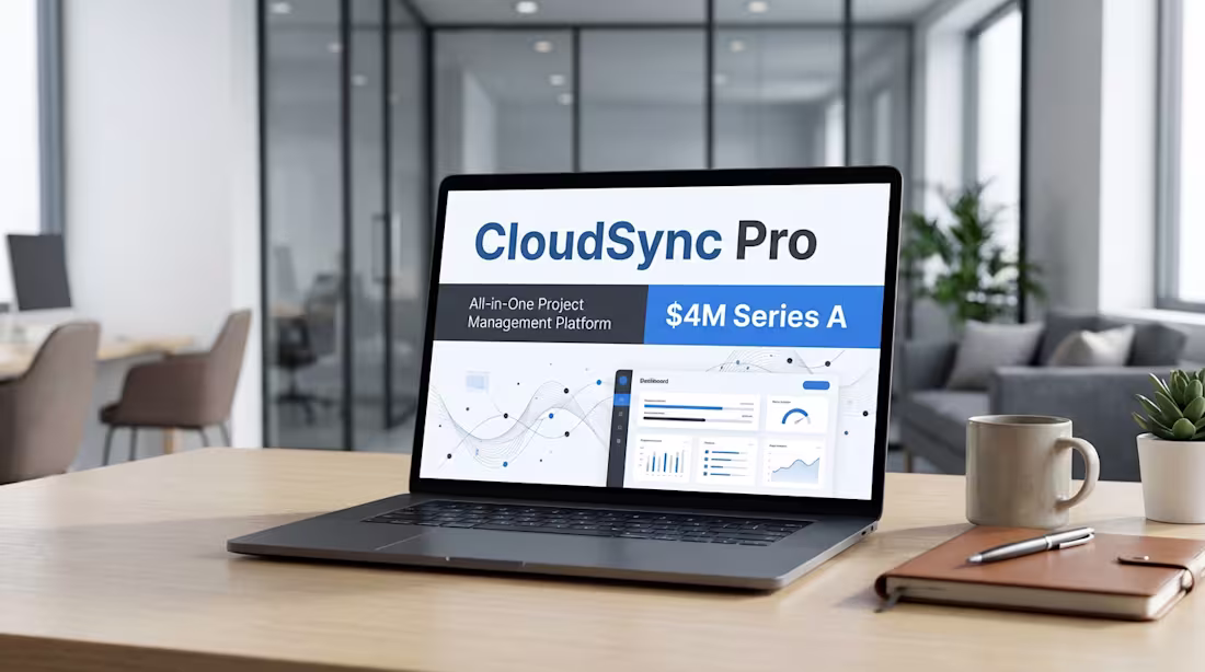 Cover image for CloudSync Pro - SaaS Pitch Deck