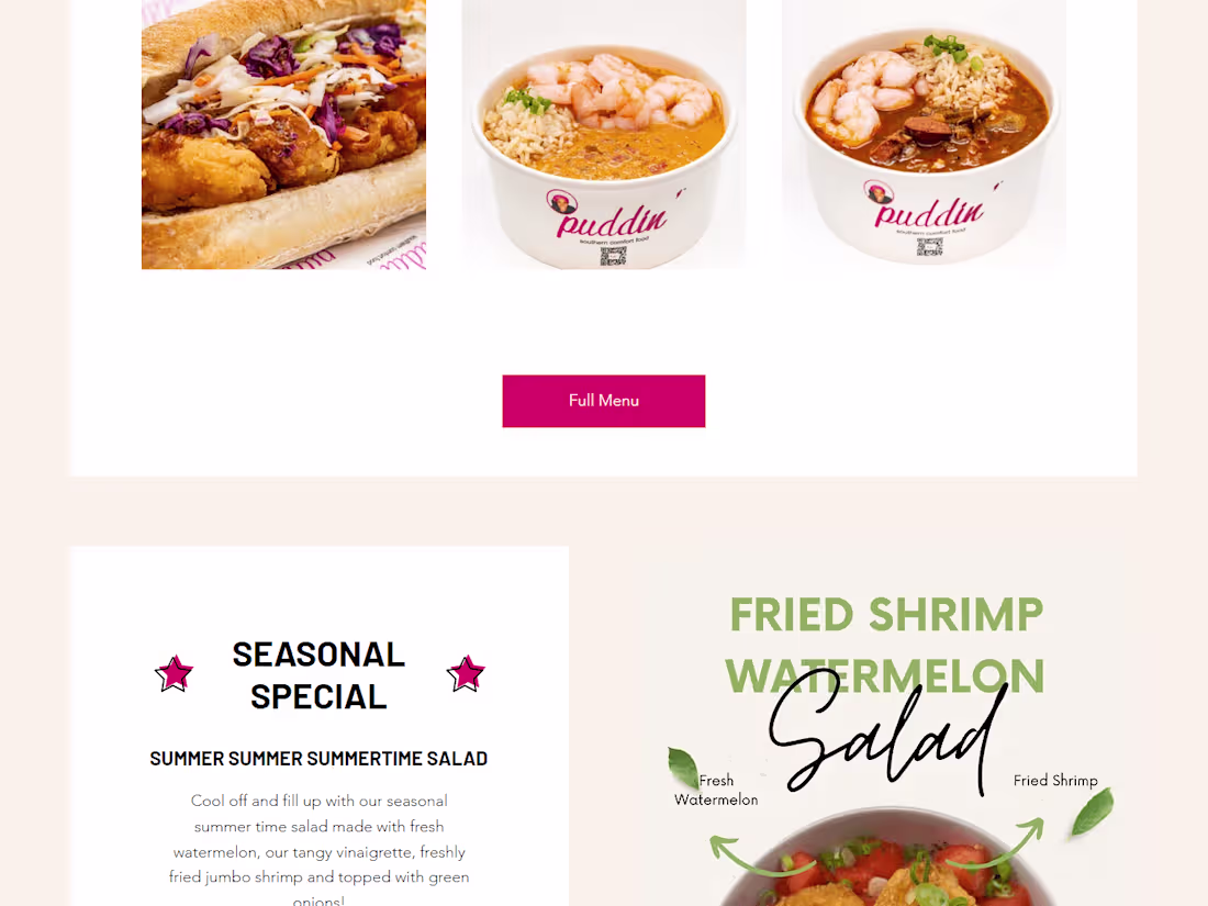 Cover image for Puddin’ Southern Comfort Food