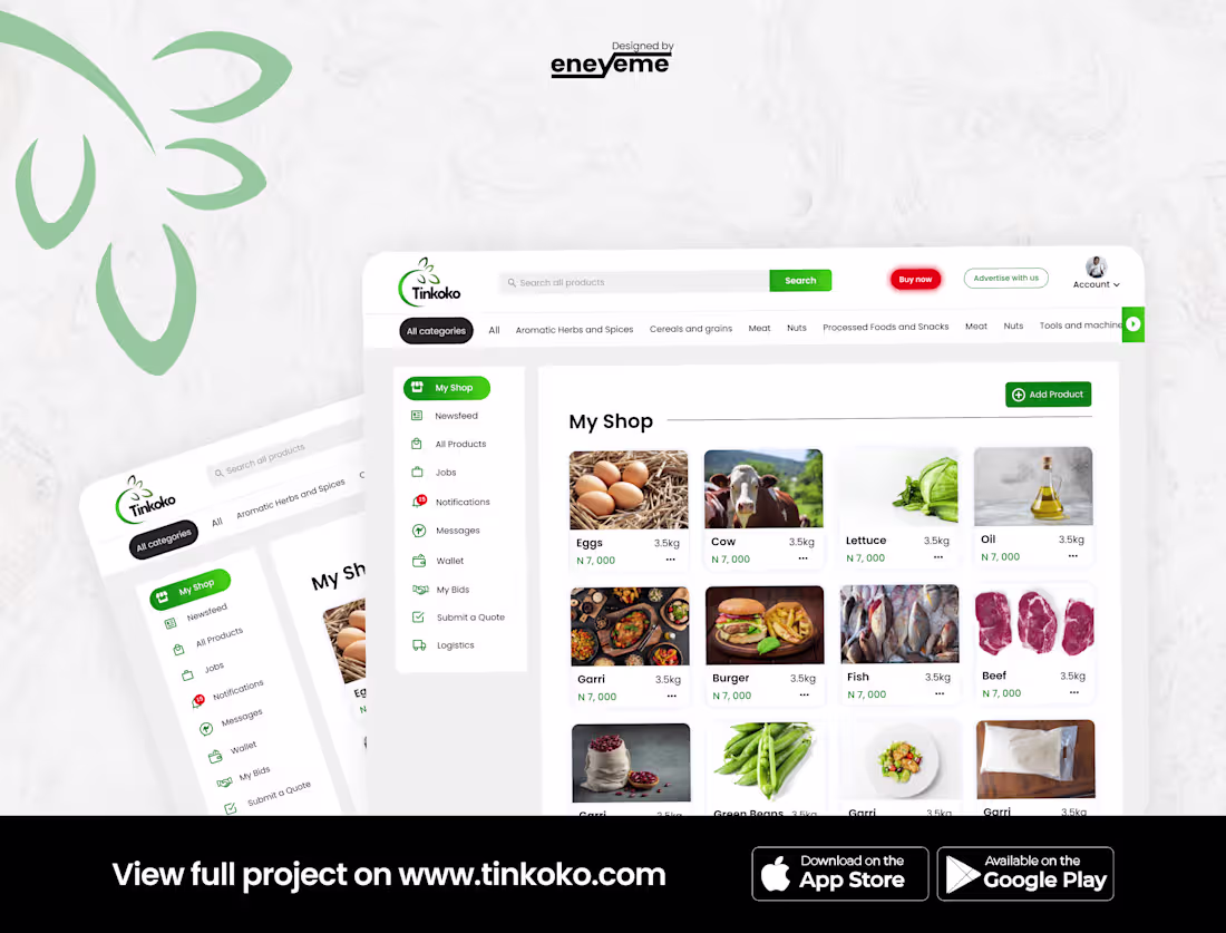 Cover image for Tinkoko.com E-commerce Web Platform
