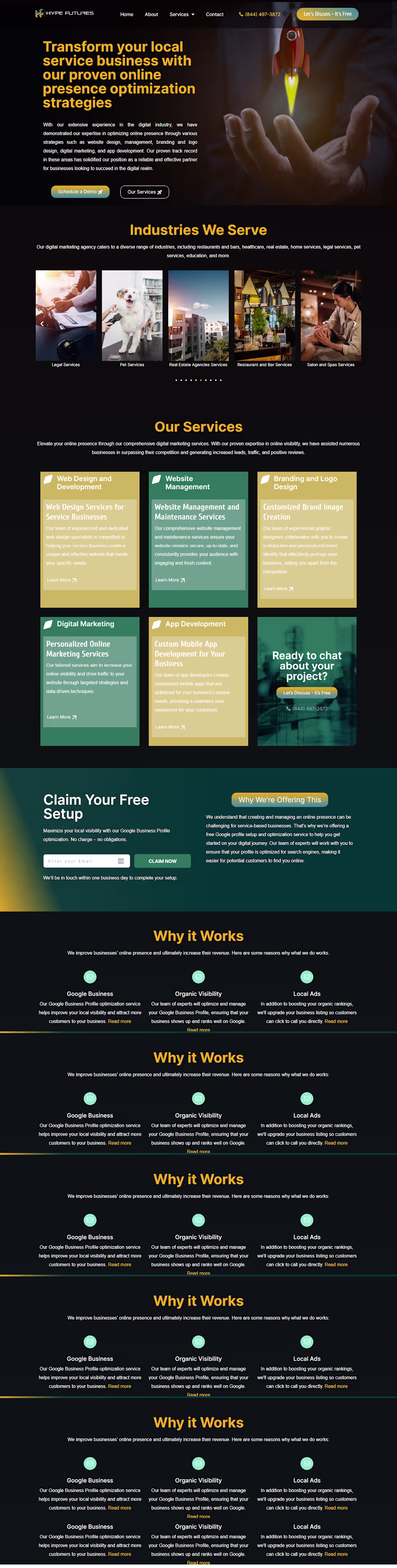 Cover image for Hypefutures Website Design and Development
