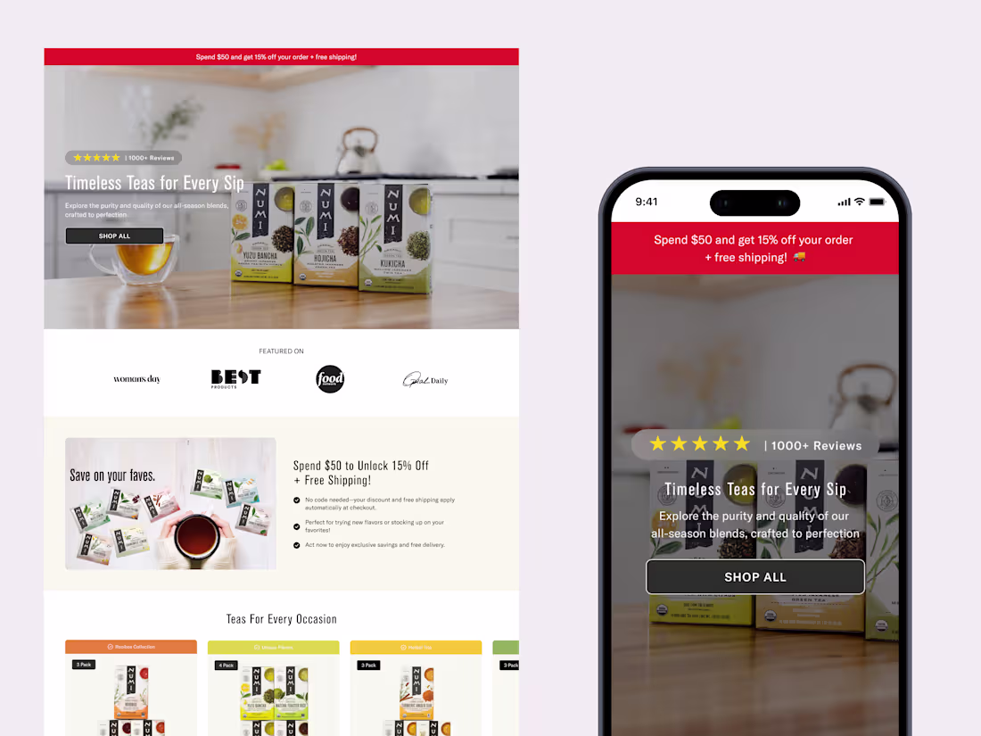 Cover image for E-Commerce Optimization & UX Enhancement for Numitea
