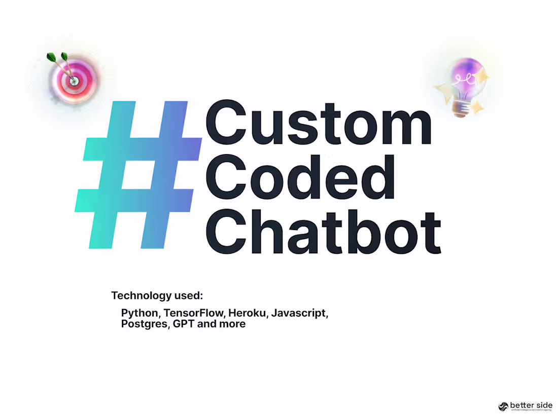 Cover image for Custom Coded Chatbot