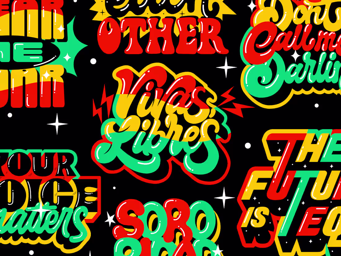 Cover image for Womens International day Sticker Set + Lettering