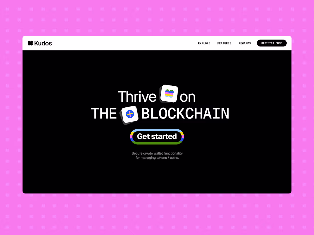 Cover image for Brand Identity for a Web3 creator platform: Kudos