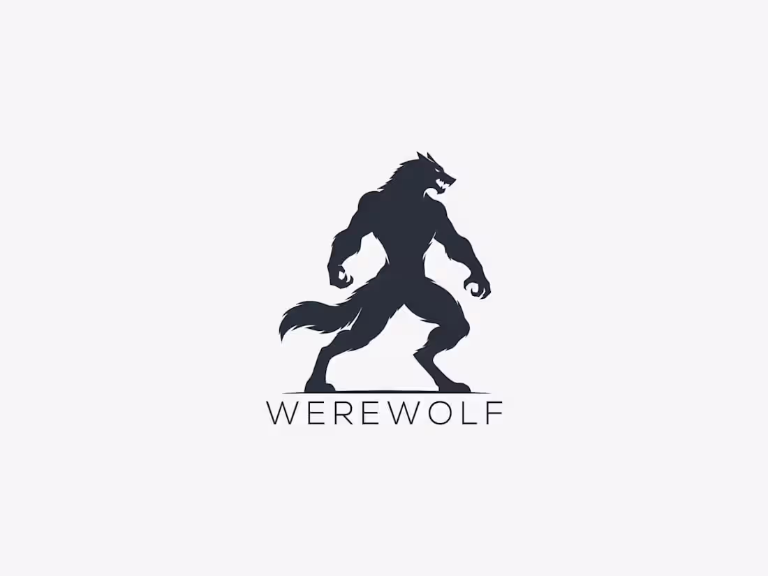 Cover image for Werewolf Vector Logo For Sale!