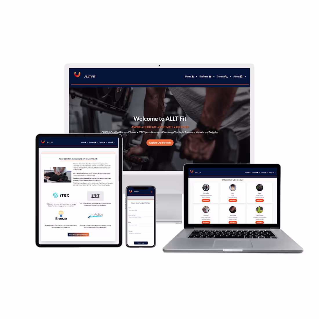 Cover image for Service Website for Health and Wellness Business