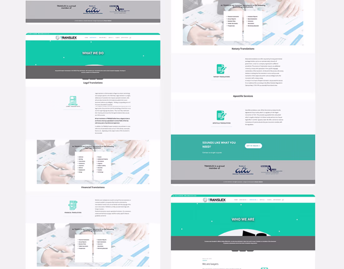 Cover image for TRANSLEX Website Design & Development