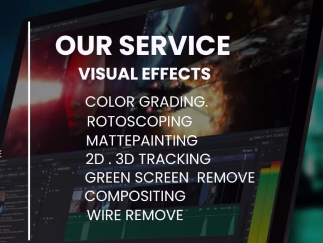 Cover image for VFX   video editing  graphics design