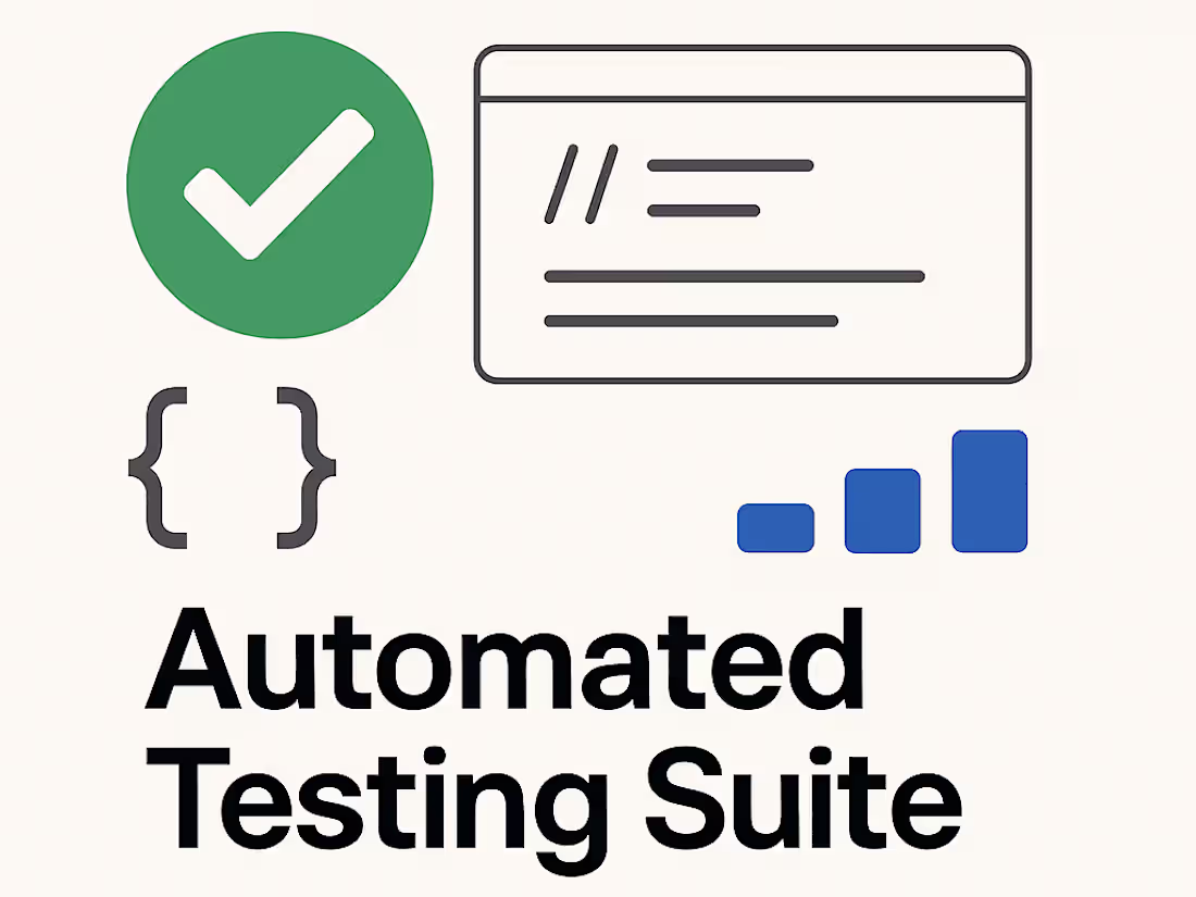 Cover image for Automated Testing Suite for Web Apps