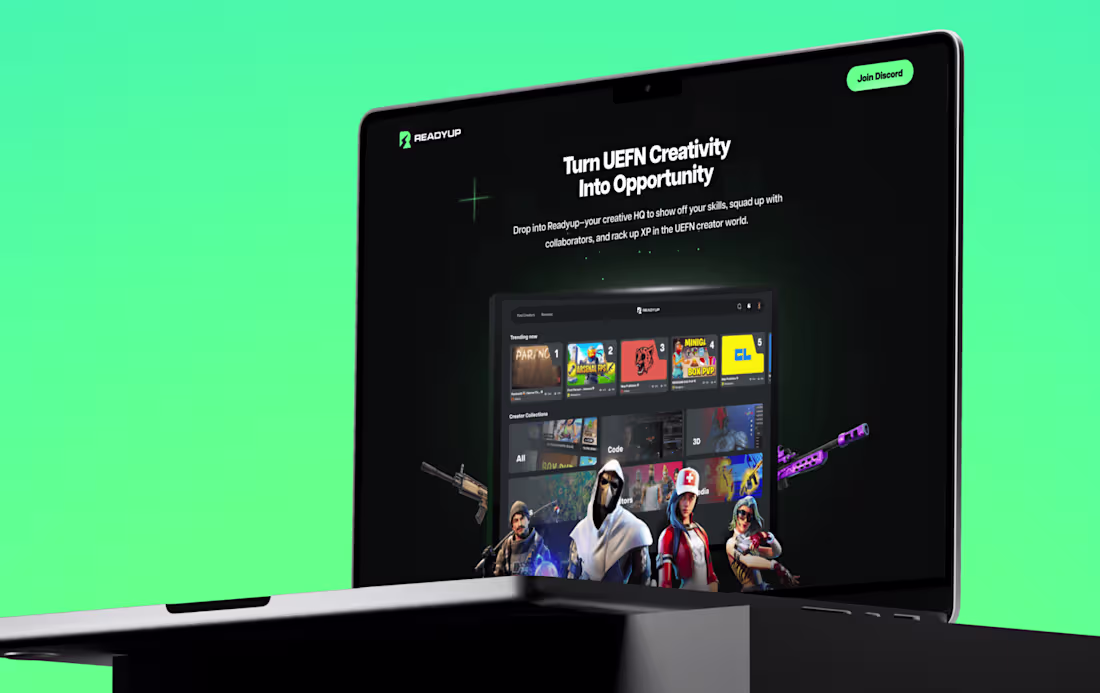 Cover image for ReadyUp web app