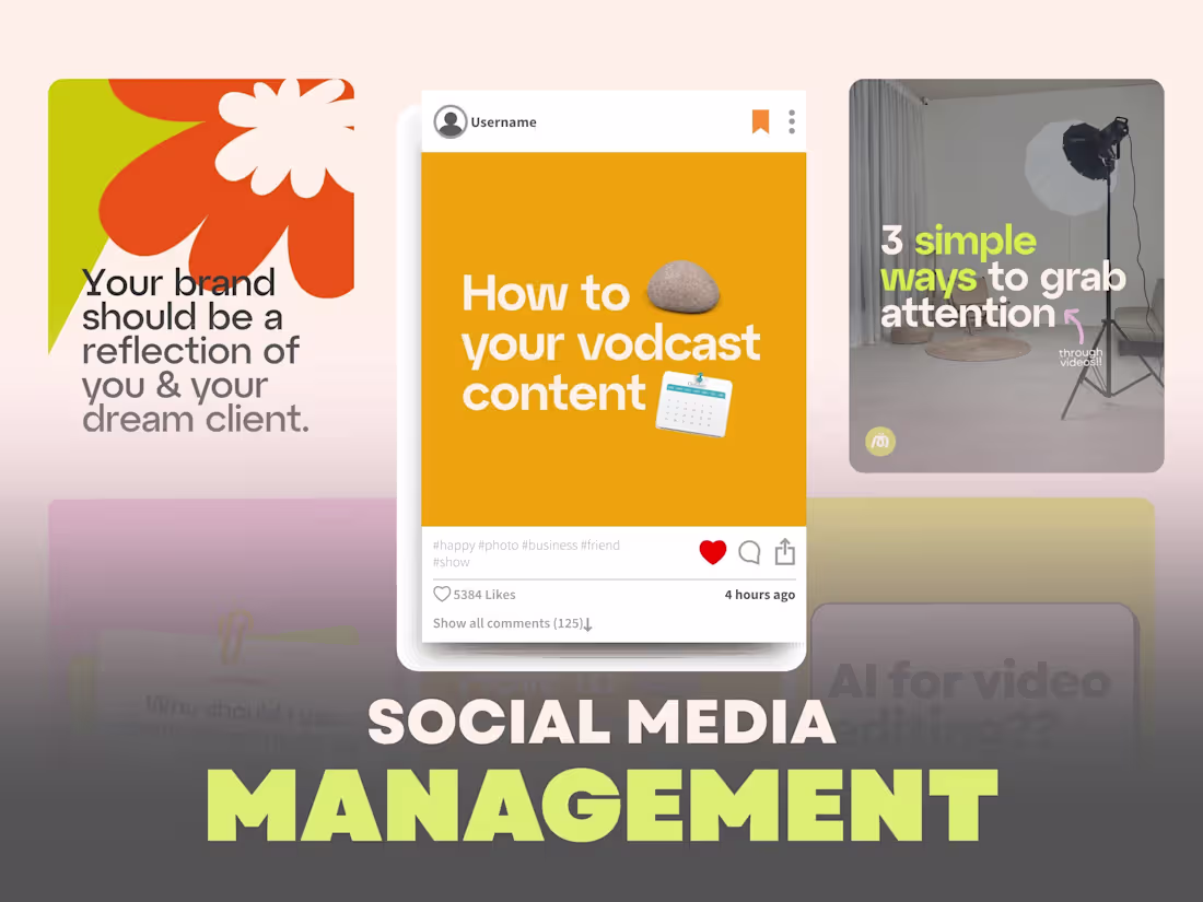 Cover image for Social Media Management for Lifestyle & Personal Brands