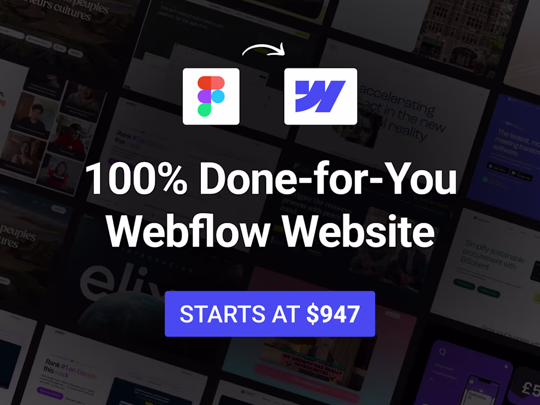 Cover image for High-Performance Webflow Website Launch in 10 Days