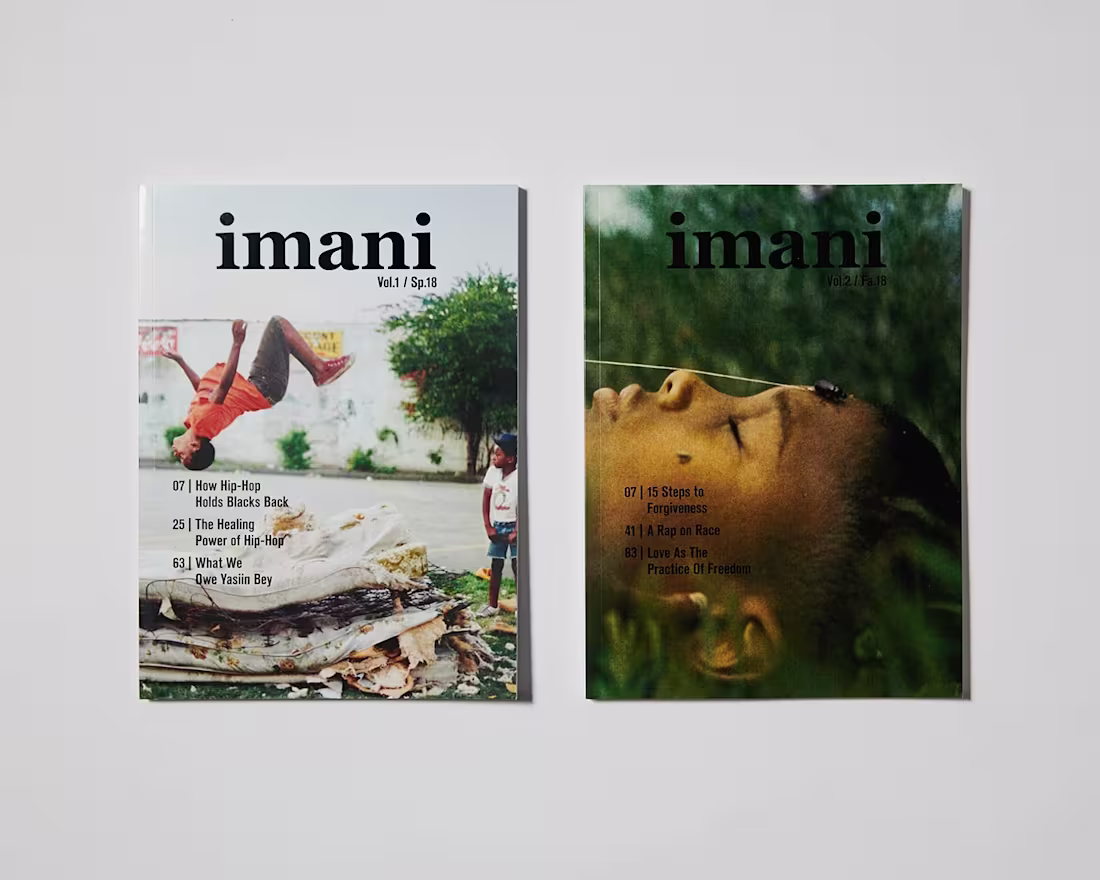 Cover image for imani editorial magazine
