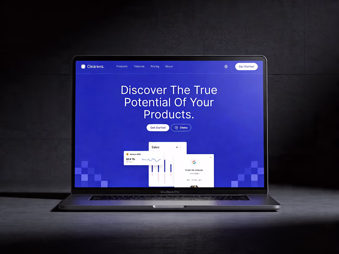 Cover image for UI design crafted in Figma and seamlessly developed in Framer 