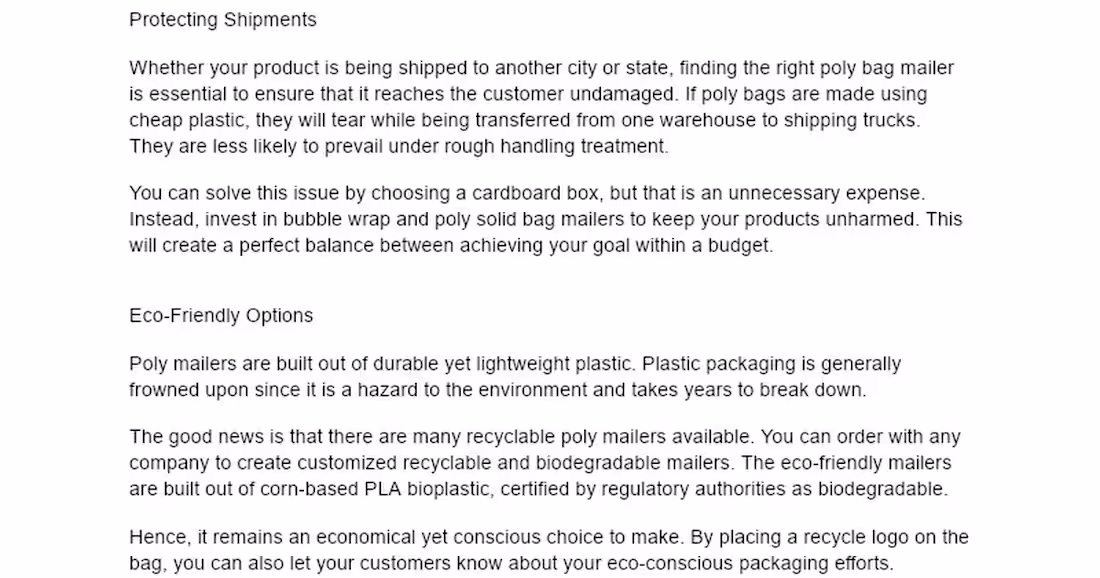 Cover image for Custom Eco-Friendly Poly Mailers for Brand Marketing