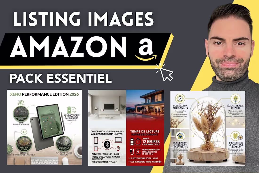 Cover image for Pack Essentiel : 7 images de Lisiting + identité visuelle