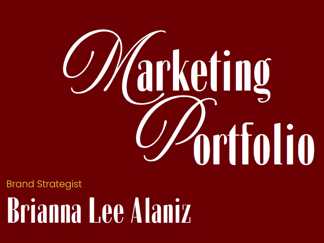 Cover image for Take a look at my portfolio! https://briannaleealaniz.my.can...