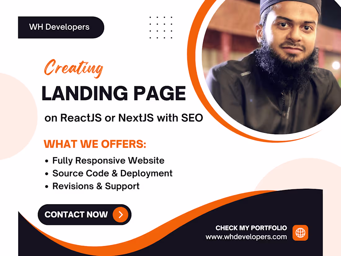 Cover image for High-Converting Landing Pages | React, Next.js & Tailwind CSS