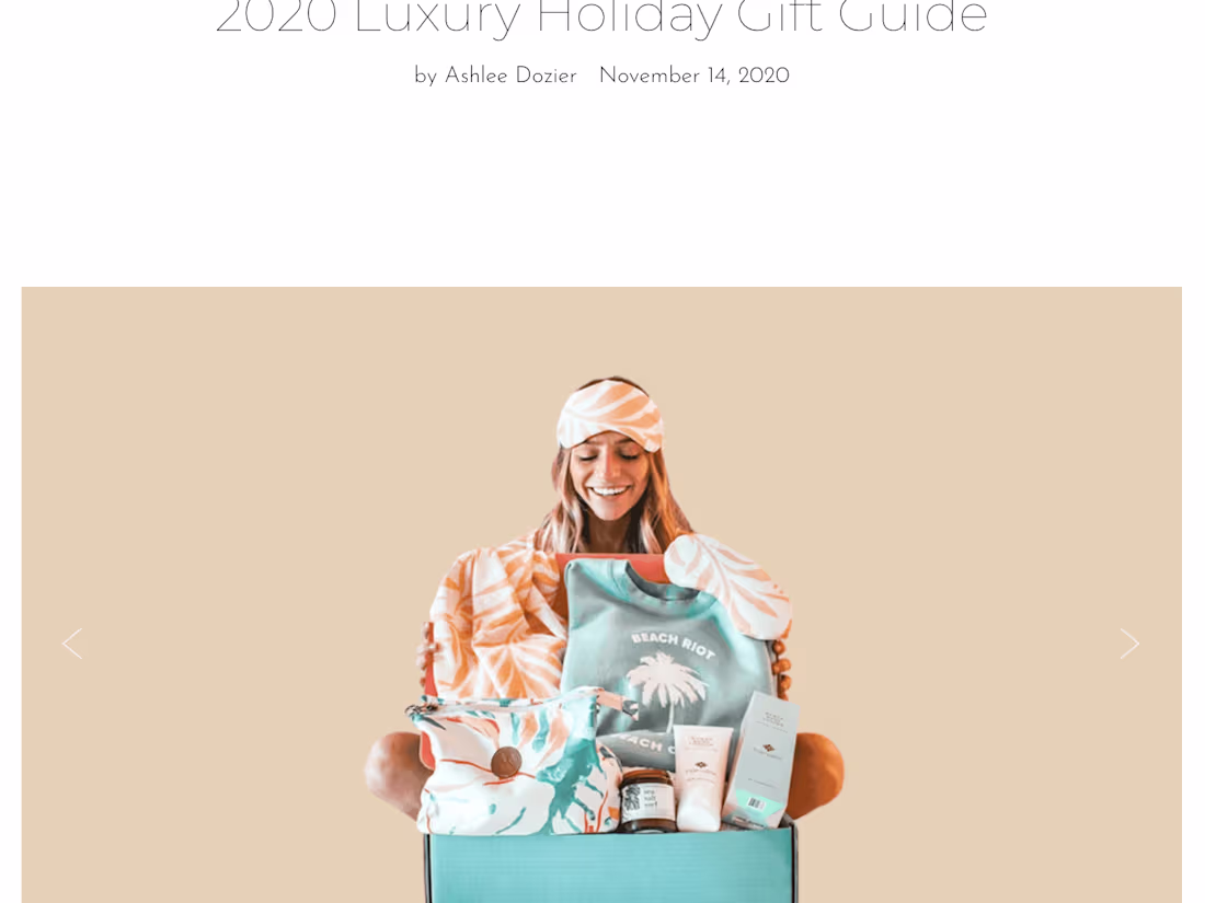 Cover image for 2020 Luxury Holiday Gift Guide