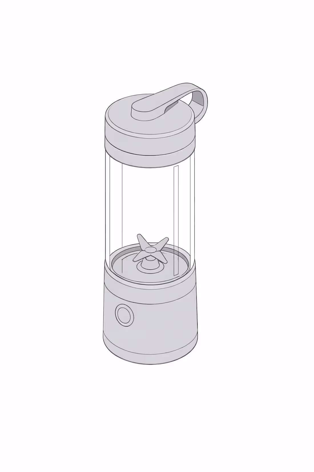 Cover image for Portable Blender Bottle Design
A compact