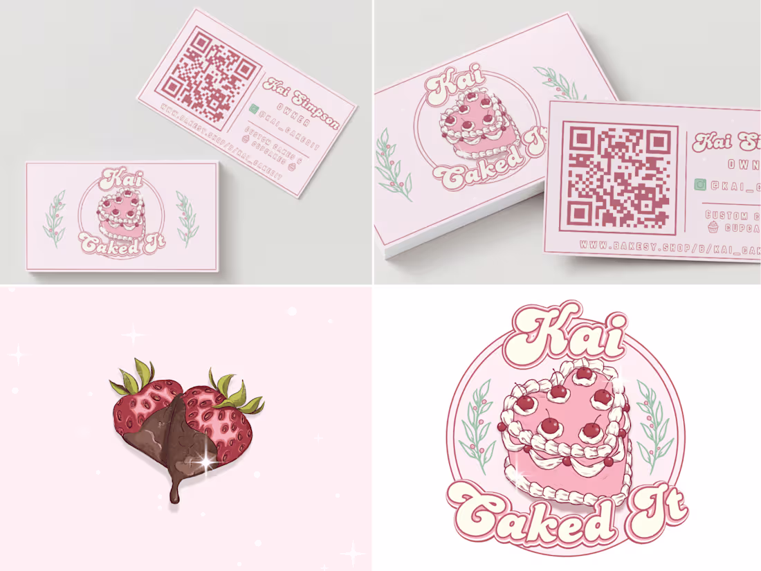Cover image for Kai Caked It - Branding and Logo Design