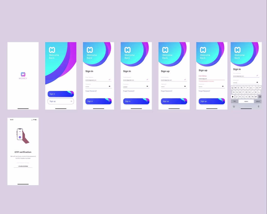 Cover image for App project on money