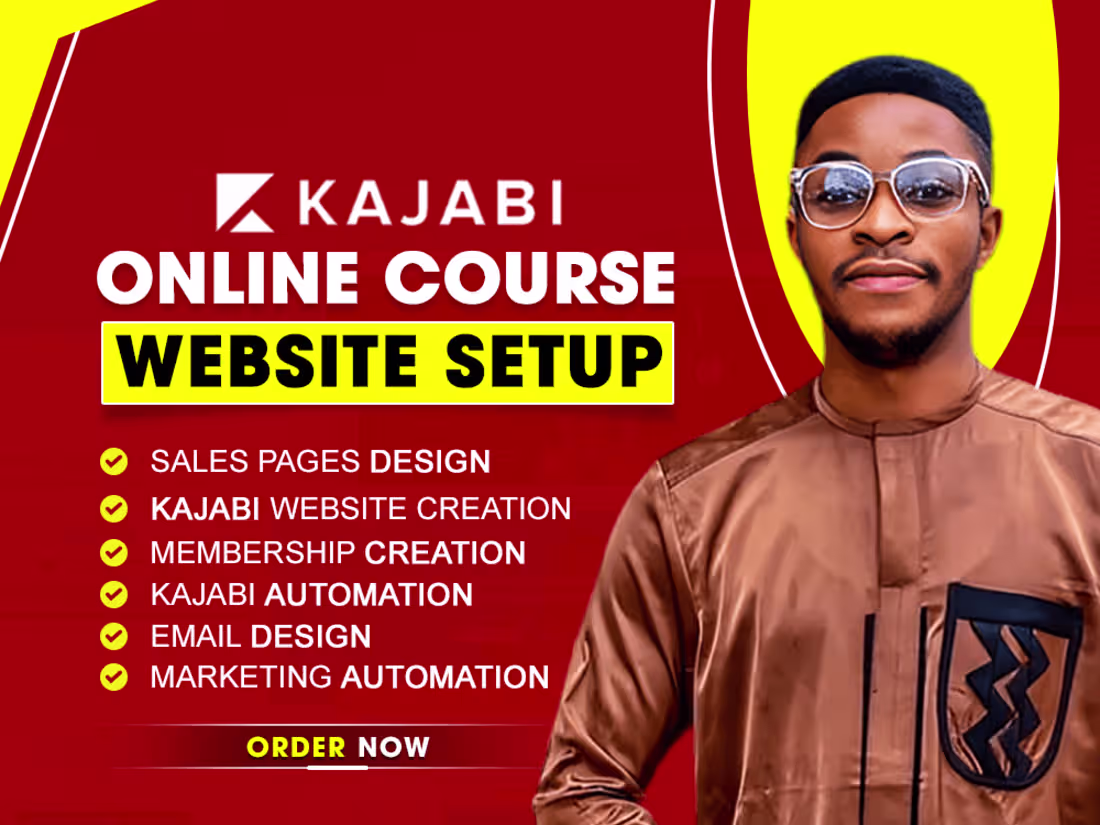 Cover image for Interactive Kajabi Course Website, Course Upload