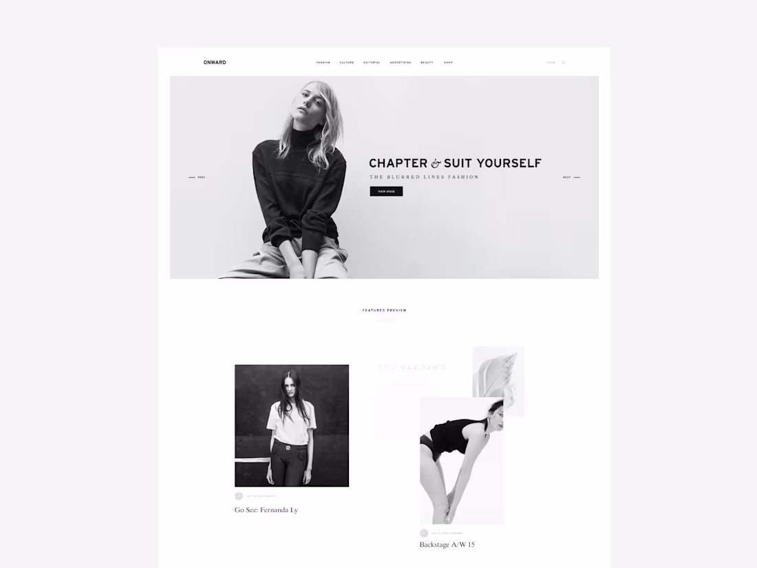 Cover image for ONWARD MAGAZINE