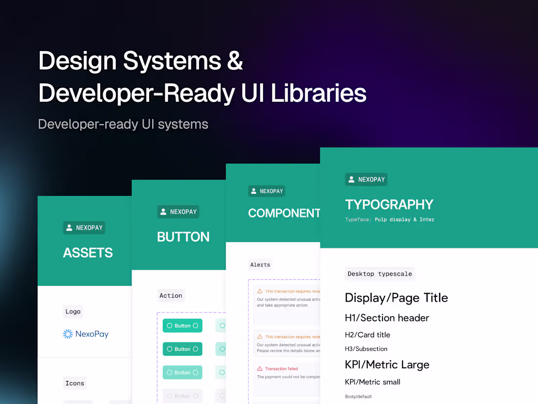 Cover image for Design Systems & Developer-Ready UI Libraries