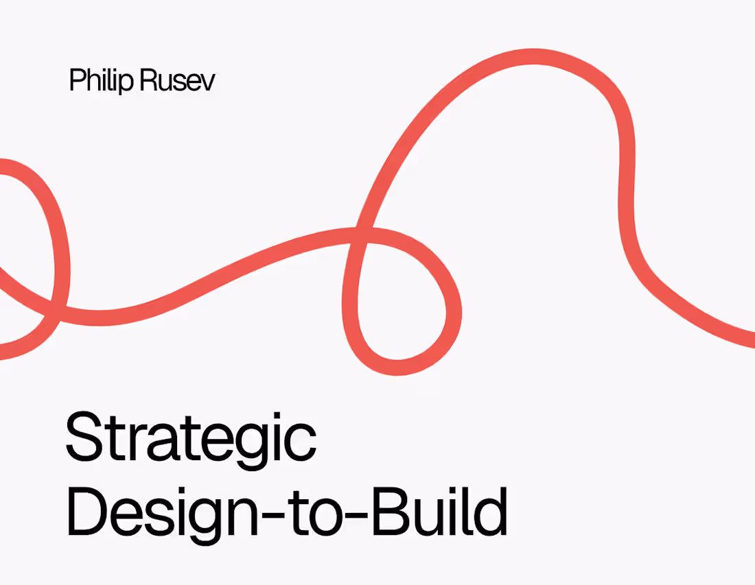 Cover image for Strategic Design-to-Build