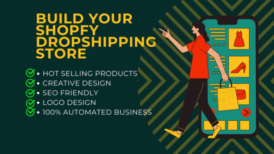 Cover image for I will build automated dropshipping shopify store website