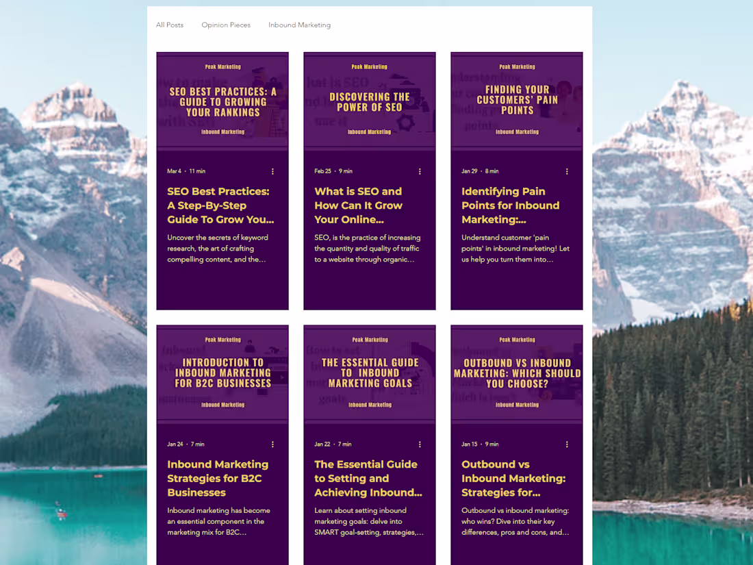 Cover image for Blog | Peak Marketing