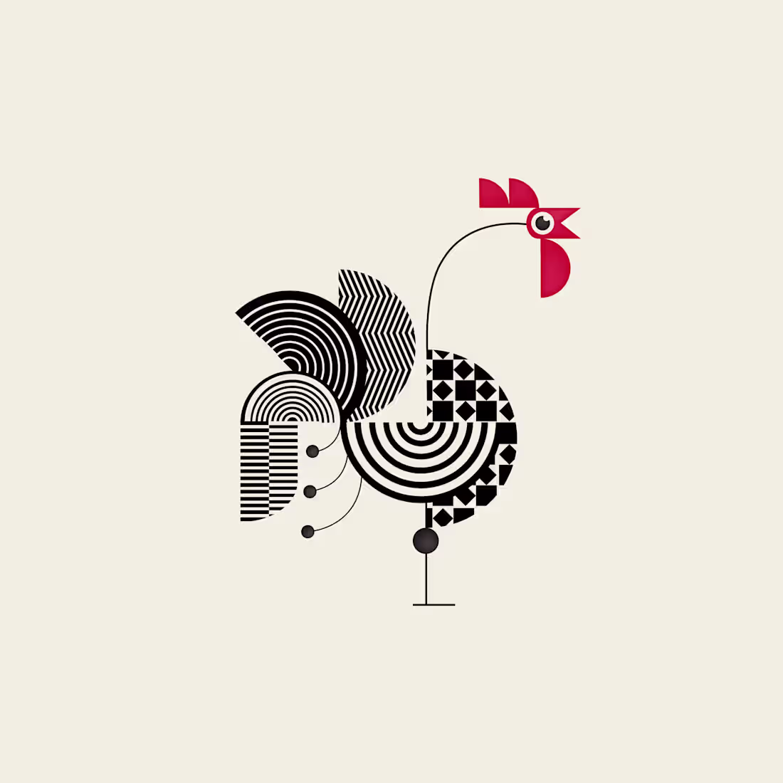 Cover image for Minimal Geometric Illustration for Modern