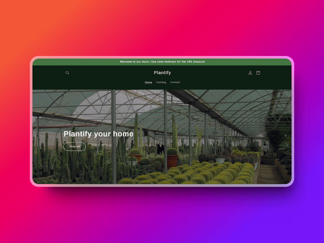 Cover image for Plantifie : Modern Plant Store on Shopify