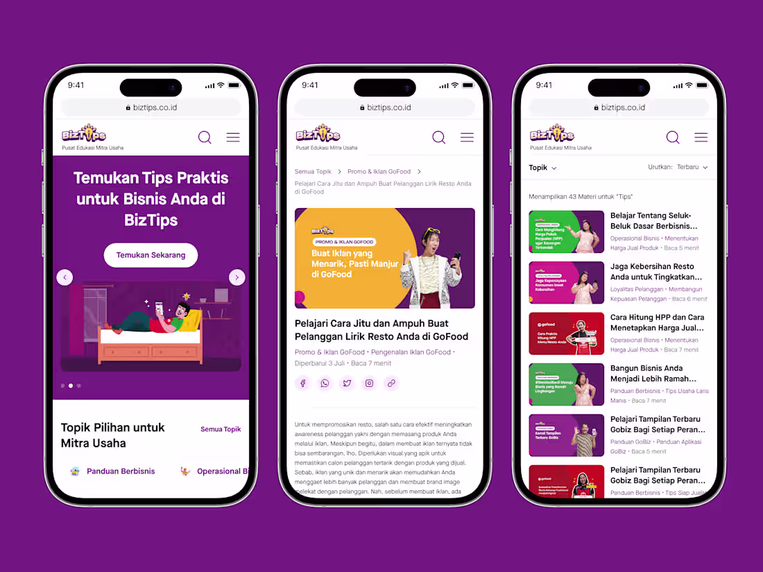 Cover image for BizTips: Web Design