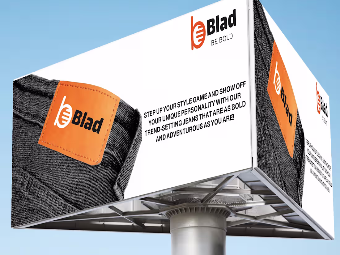 Cover image for Design for fashion company that sells trendy jeans.