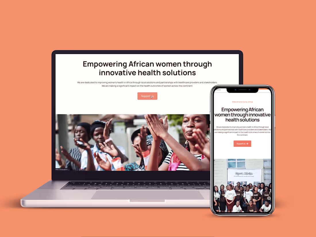 Cover image for Gynix Afrika - Enhancing Visibility and Credibility for Charity.