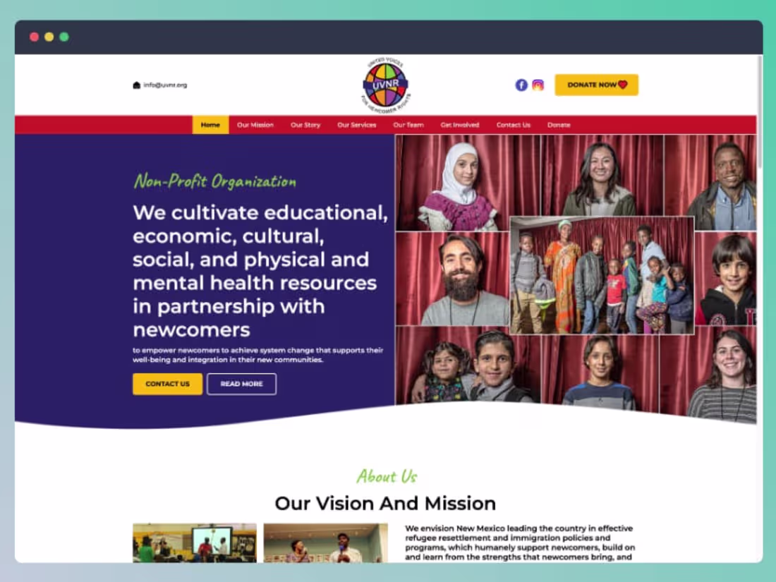 Cover image for United Voices for Newcomer Rights (UVNR)