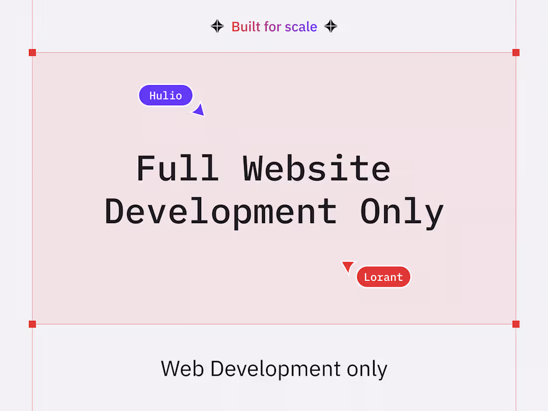 Cover image for Website Development Only