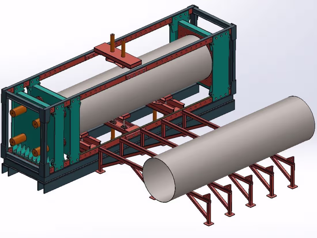 Cover image for The hydrostatic pipe testing machine's