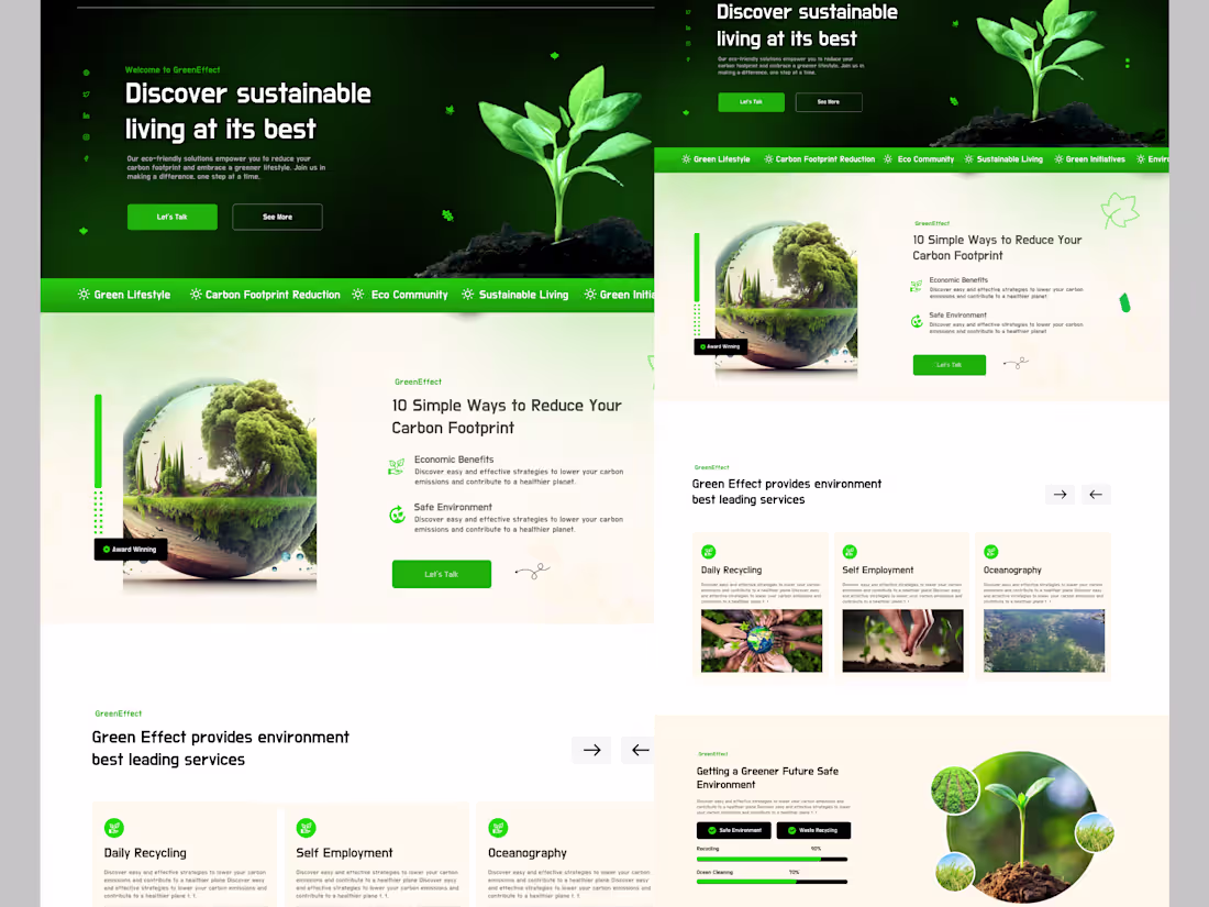 Cover image for Website UI Design