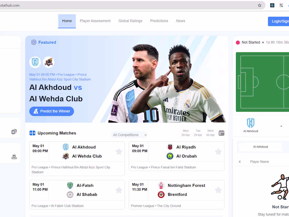 Cover image for MatchStatsHub