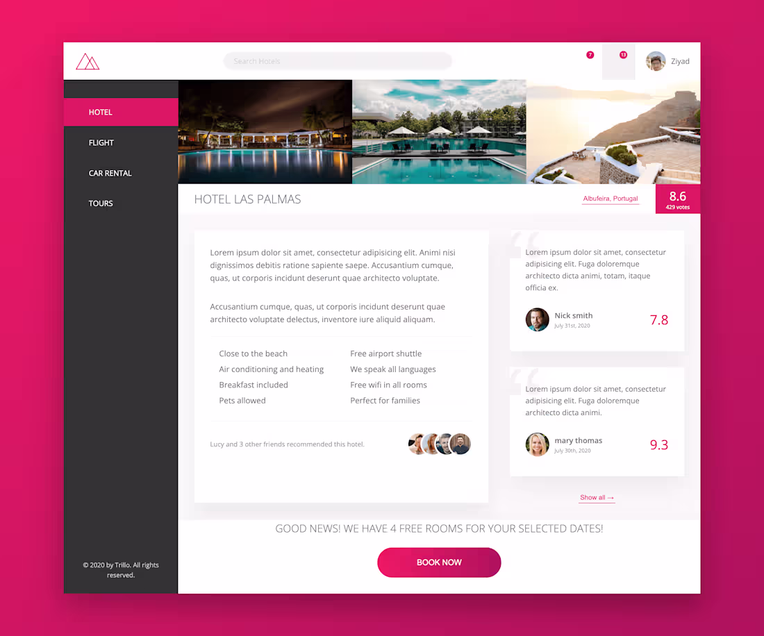 Cover image for Website Design and Development | Tour Company