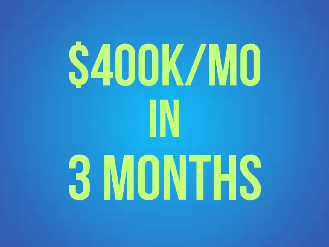 Cover image for Zero to $400,000/mo in 3 Months